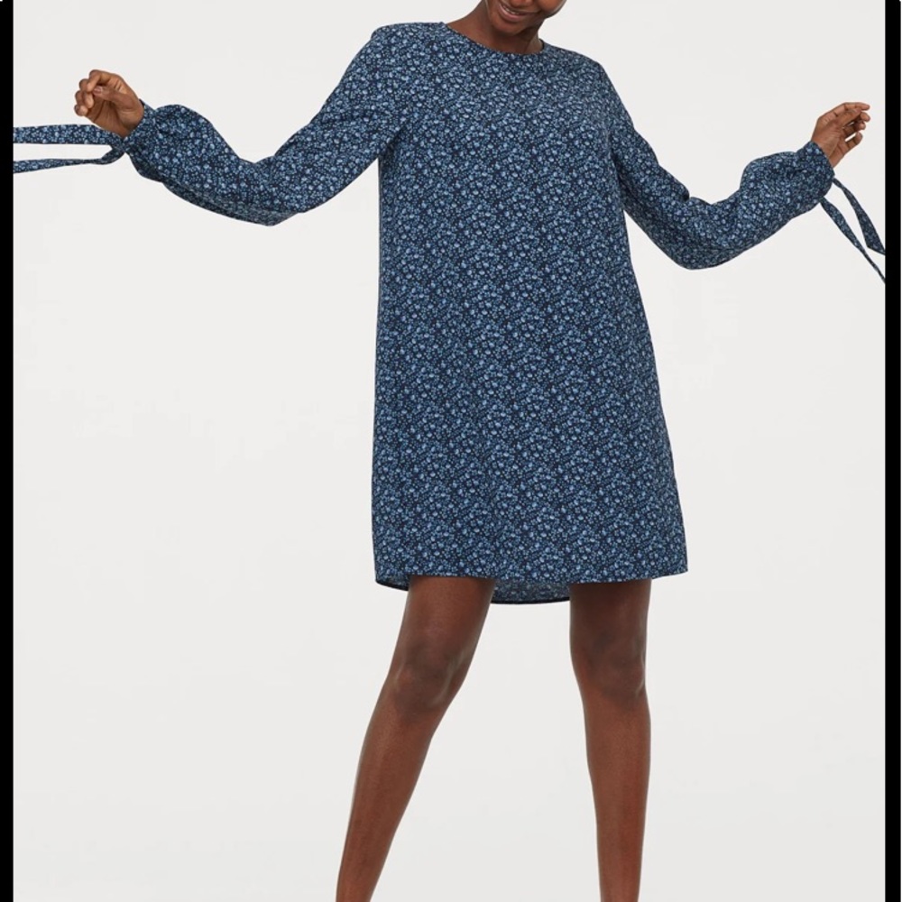 H&M Long Sleeve Floral Dress